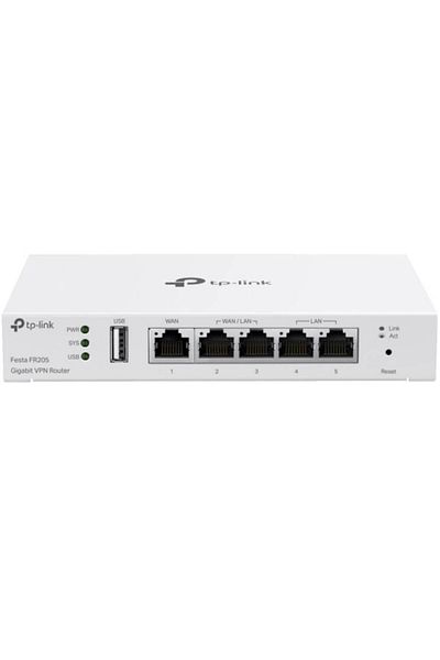 TP-LINK Router wired Festa FR205, 5 porturi Gigabit, 1 port USB WAN