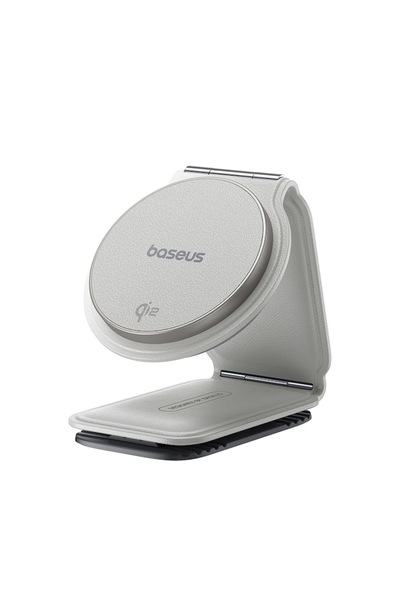 Baseus Multifunctional Car Phone Holder, Wireless, 15W, Magnetic, for Dashboard, P36, Sil