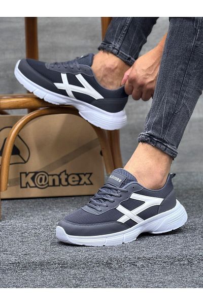 KANTEX Sneaker Sports Shoes Comfortable Airy Flexible Quality Lace-Up Orthopedic Useful028Mdl-