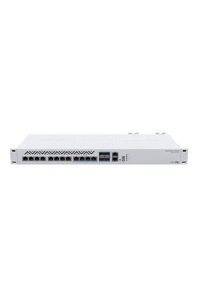 MIKROTIK Switch Cloud Router 8 10G Ethernet, 4 10G combo RJ45/SFP+, - CRS312-4C+8XG-RM