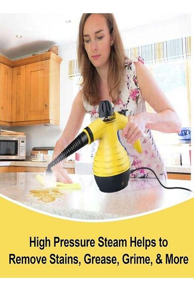ZeeSquare Handheld Steam Cleaner 1000W – High Temperature Electric Portable Steam Cleaner with Anti-Scald Er