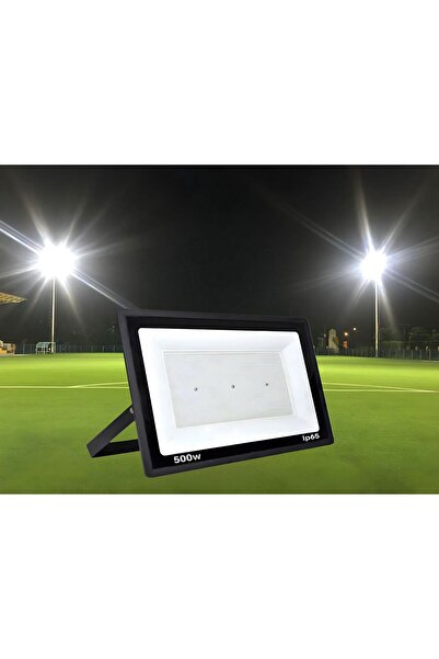 BMG Aydınlatma 500 Watt SMD LED Projektör Beyaz Işık Park, Bahçe, Spor Sahala...