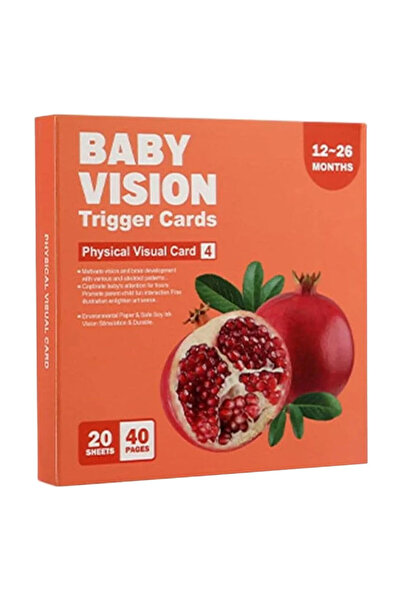 SARALMA Set 20 carduri pentru stimularea vizuala a bebelusului, imagini color...