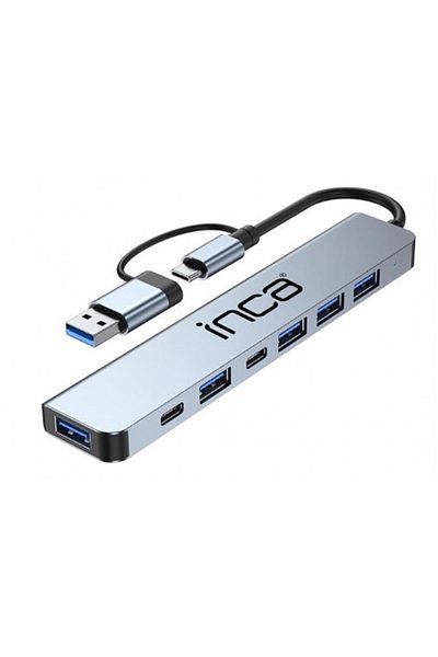 Yerli Inca IUTP-7T USB 3.0 + 4X USB 2.0 مضاعف الطاقة 100 واط