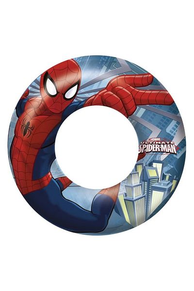 SPIDERMAN Colorful 56cm Kids Swim Ring with Grab Rope