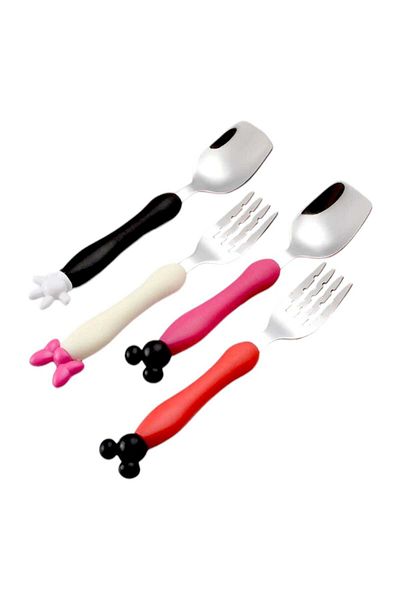 OEM Set 4 tacamuri copii cu design Micikey si Minnie DIsney