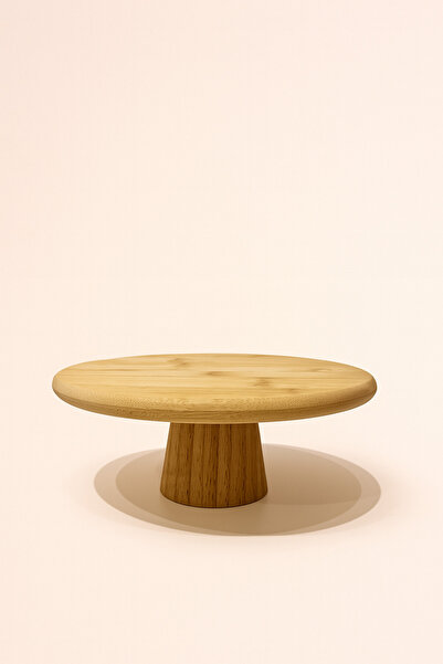 Homerest Bambu Ayaklı Sunumluk, Bambu Sunumluk, Bambu Ayaklı Pasta, Peynir, T...