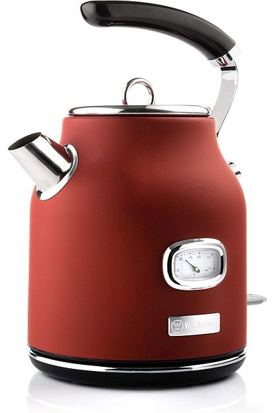 White Westinghouse Westinghouse Retro Kettle - 1.7 Liter Electric Kettle - Fast Boil - Water Boiler For Hot Drinks - Qu