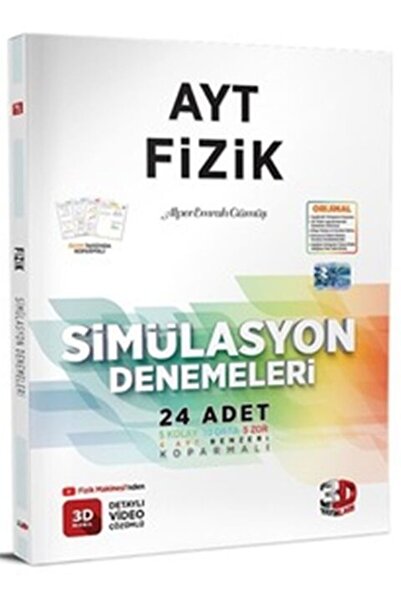 3D Yayınları 3D Yayınları AYT Fizik Simülasyon Denemeleri