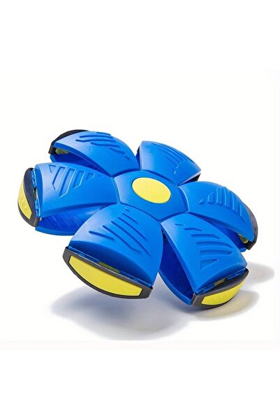 SARALMA Minge zburatoare transformabila in disc Frisbee, Albastru