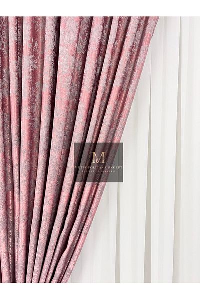 Metropolitan Concept Set of 2 Venti curtains, worked on 10 cm wide rejansa