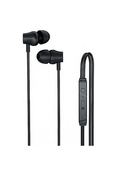 LENOVO Căști intraauriculare QF320 cu microfon, 3,5 mm, negre
