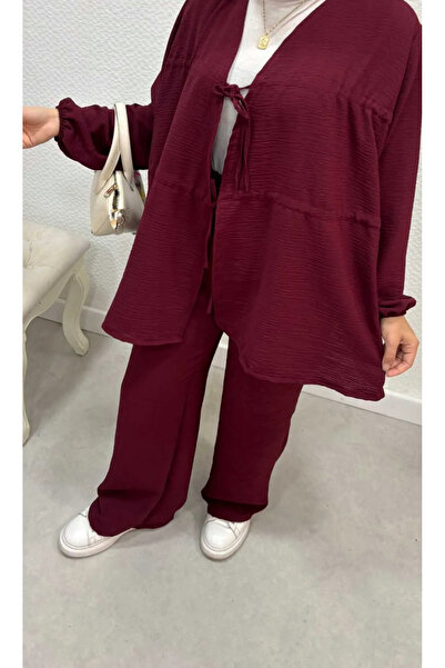 VOLT CLOTHİNG Hijab Top Set se šněrovacími kalhotami Ayrobin