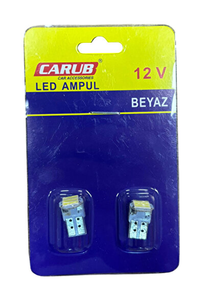 Carub T10 Park Plaka Ledi Beyaz 12 V BR040 02 55 2 Adet Fiyatı