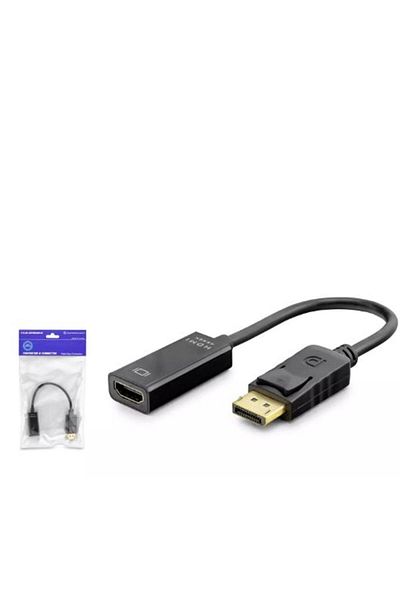 OEM شاشة هادرون HDX7823 (M) إلى محول HDMI (F) 4K 30HZ أسود