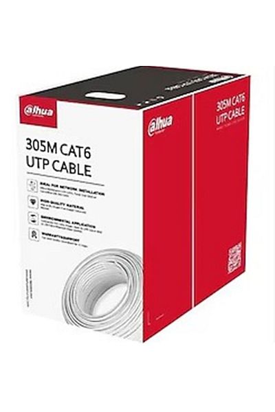 DAHUA DH-PFM920-6UN Cat6 UTP خارجي أسود 305 متر
