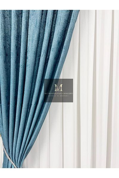 Metropolitan Concept Set of 2 Gravel curtains, worked on 10 cm wide rejansa