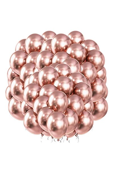 OEM Set 100 baloane pentru petrecere, 40cm, roz metalic