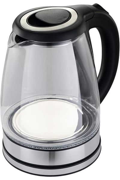 White Westinghouse Westinghouse Glass Kettle: Elegant, Transparent Design for Quick and Safe Boiling