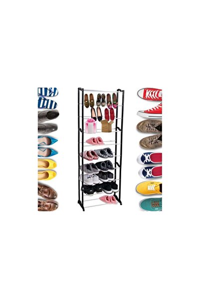 ElastiX Suport pentru pantofi cu 10 rafturi, organizator