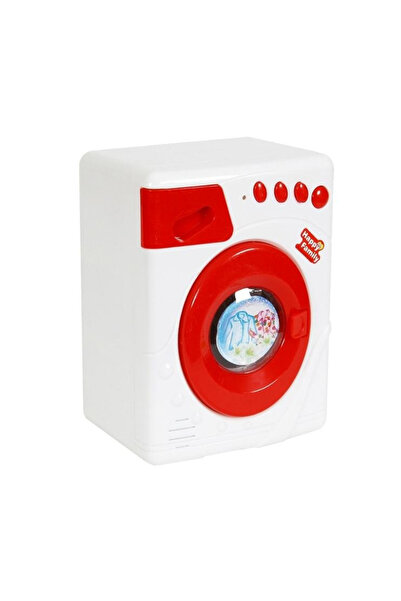 sallma Battery-operated washing machine toy, lights, sounds and movement, Whi...