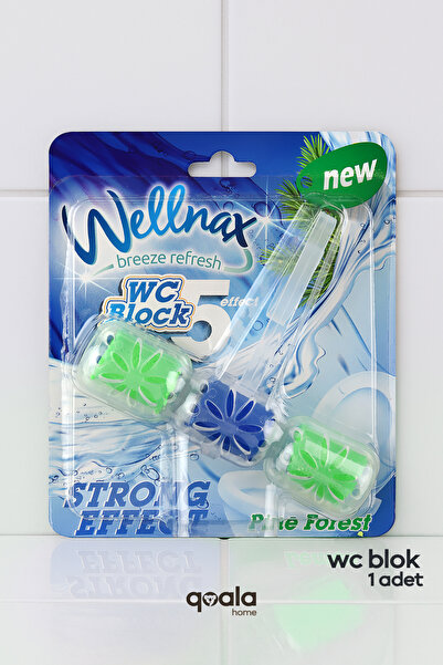 Wellnax breeze refresh ( 1 ADET ) WC Blok Çam Ağacı – Yoğun Köpüklü, Doğal Fe...