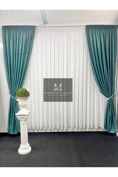Metropolitan Concept Set of 2 Gravel curtains, worked on 10 cm wide rejansa