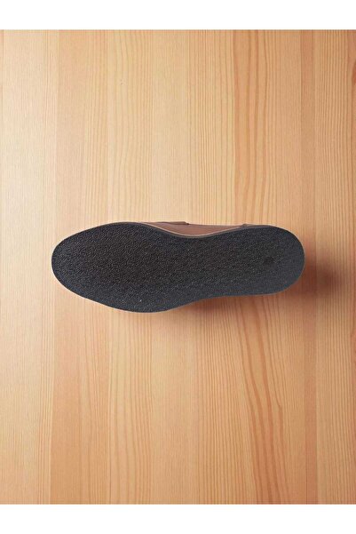 Voyager Men's Genuine Leather Classic Shoes with Thermo Sole Belt Detail