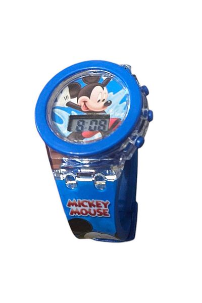 OEM Ceas digital copii cu lumina led si design Mickey Mouse Disney