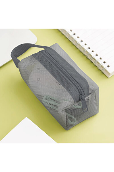 Choice حقائب مستحضرات تجميل صغيرة من النايلون الشفاف باللون الرمادي B للنساء،...