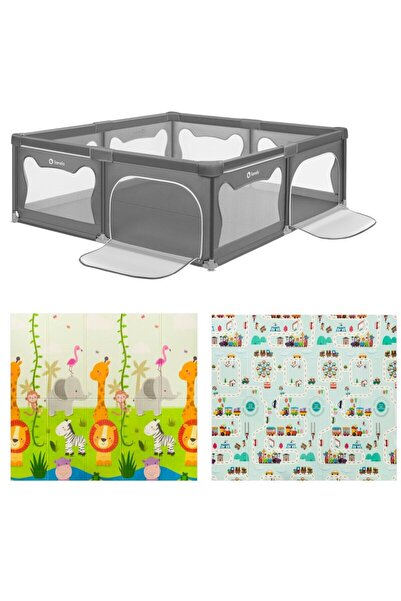 Lionelo_SP Children's Playpen Package, Lionelo, Willow XL, 180 x 200 cm, Comp...