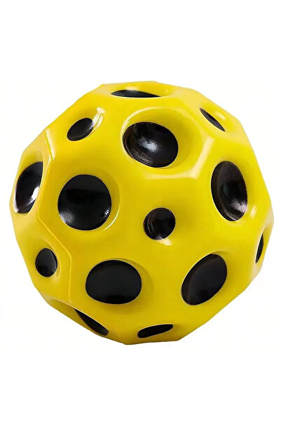 SARALMA Minge Saltareata, Super Space Ball, 7 cm, Galbena