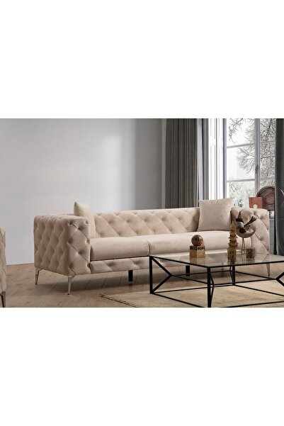 Vivense COMO ÜÇLÜ KOLTUK, KREM