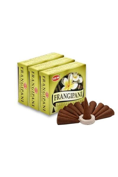 Hem Conuri parfumate cu frangipani - 10 buc.