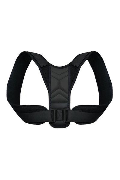 Choice M black-M 1pcs Back Posture Corrector Neck Brace Training Equipment Home Office Man Woman Postura Sh