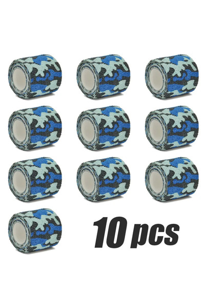 Choice 2.5 سم × 4.8 متر 10 قطع من ضمادة التمويه البحرية 6/10 قطع ضمادة ذاتية ...