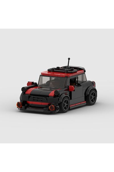 Choice MINI MOC MINI JCW racing Racer Building Blocks Brick Creative Garage Toys for Boys Gifts
