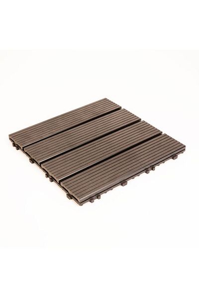 CLICK Placi Paviment 4 Lamele 30 X 30 Cm Negru 11 Buc/pachet