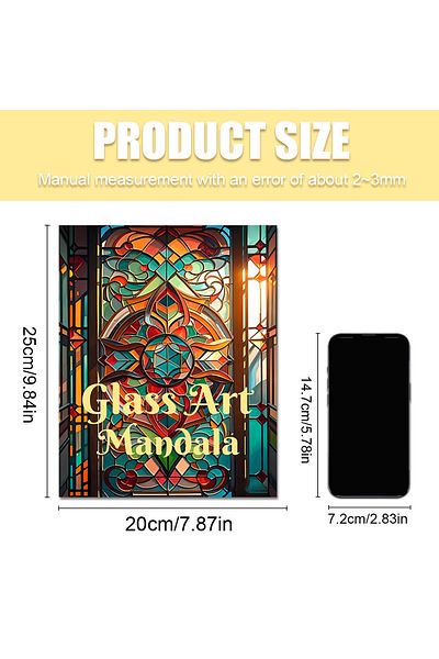 Choice H1024 Vintage Mandala Coloring Book for Adults - 24 Pages of Simple Line Art Designs for Relaxation