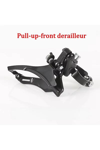 Choice TZ30-31.8mm Universal Bike 3 Speed Change Front Derailleur MTB Mountain Bike Thumb Gear Shift Lever