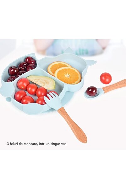 Briggs Set 10 piese diversificare bebelusi si copii din silicon, baby blue