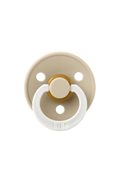 Bibs - Colour Glow Latex pacifier, round nipple, 18 months +- Vanilla