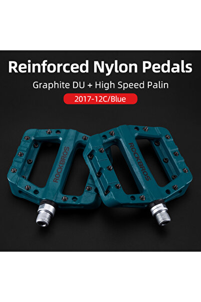 ROCKBROS دواسات دراجات CBL 2017-12، محامل خفيفة الوزن، دواسات من النايلون وال...