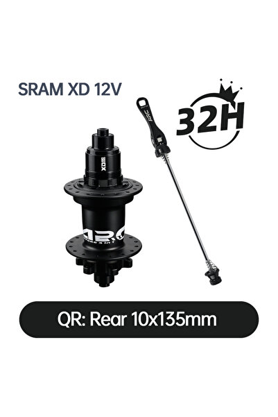 Choice محور دراجة جبلية R BLACK XD QR ARC MT088 بستة مسامير و180 نقرة ومحمل م...