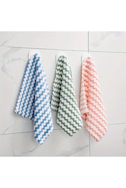 bimbambom Microfiber Soft Textured Cleaning Cloth 40*40 cm Kitchen Cloth Stain-Proof No Odor