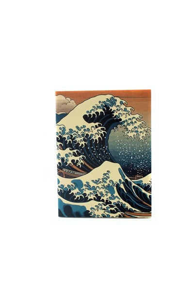 PALTO TASARIM Wave Bag Size Notepad - Unlined Notebook A6 Notebook