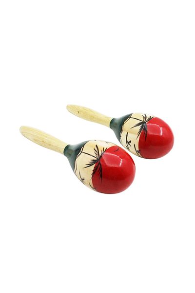 Choice Coconut Tree 1Pair Wood Maracas Sand Hammer Wooden Tropical Party Percussion Shakers Sand Hammer Mus