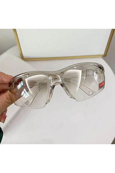 Choice GRAY Protective Goggles, Riding Glasses, Impact Resistant, Dustproof, Windproof, Eye Protection, Spo