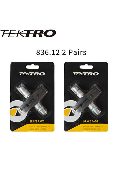 Choice 836.12 زوجان من أحذية فرامل TEKTRO للدراجات الجبلية والطرق 836.12 وسادات جنوط من الألومنيوم للدراجات الجبلية والطرق فرامل من الألومنيوم