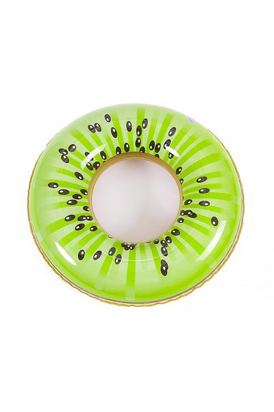 Choice 90cm-kiwifruit 90 size inflatable swimming ring - fruit patterned swimming inner ring with anti leak